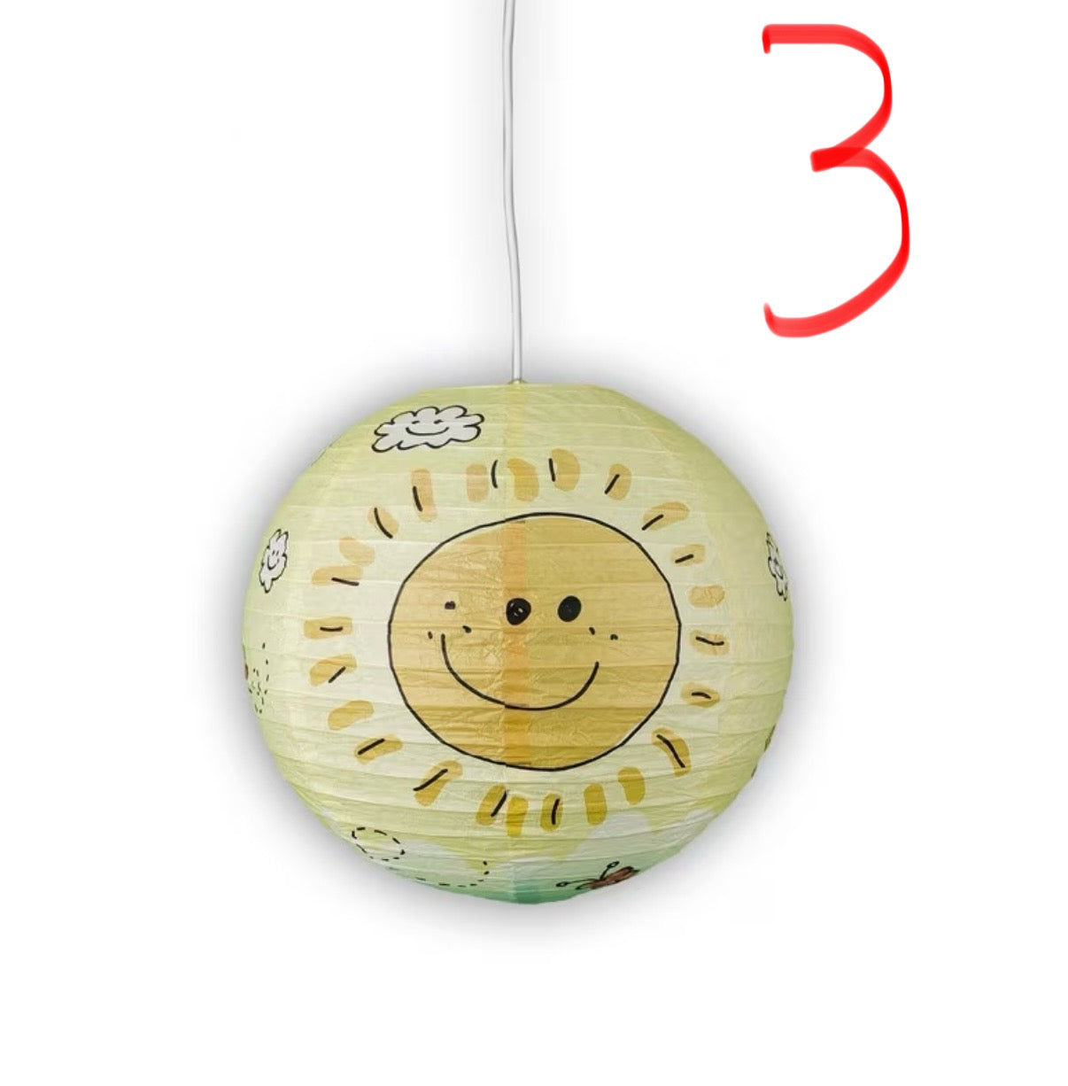 Lanterne di carta 40 cm per bambini