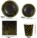 Set of 50 pieces of disposable tableware