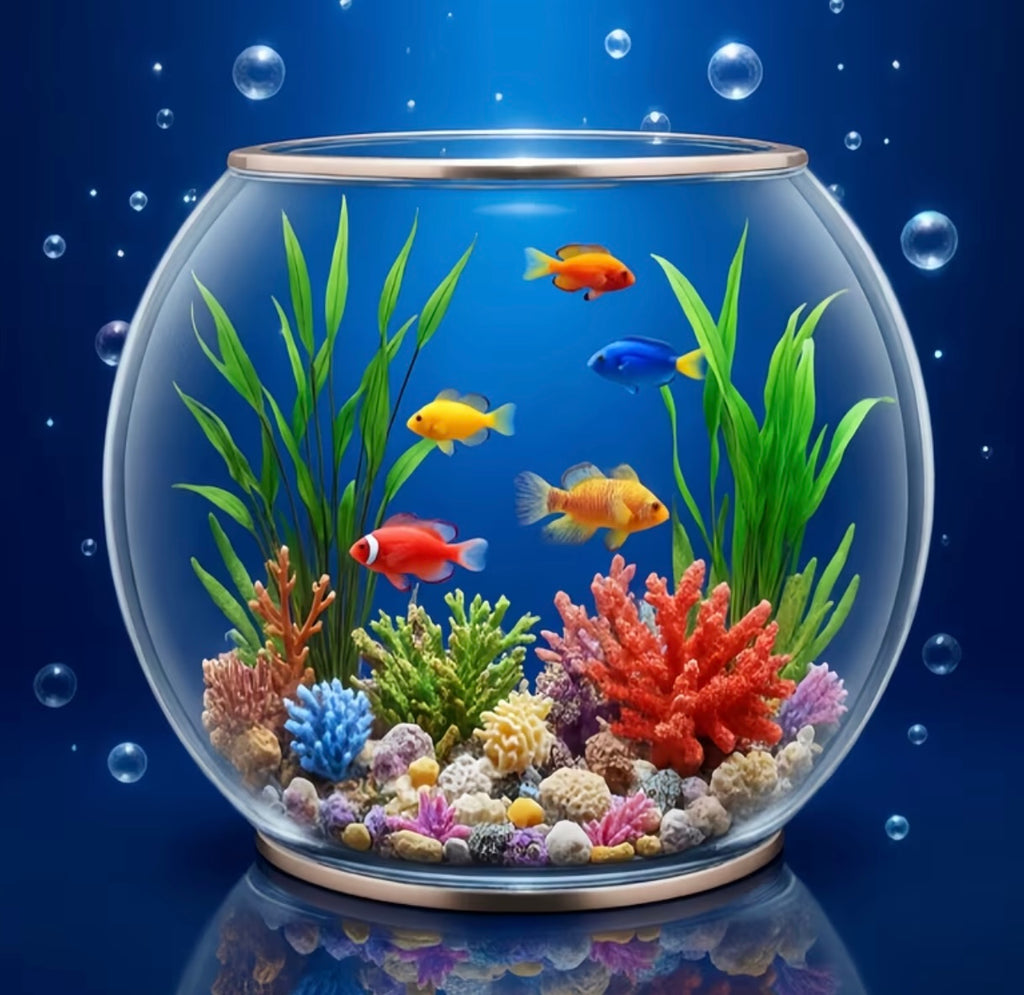 High clarity acrylic spherical aquarium