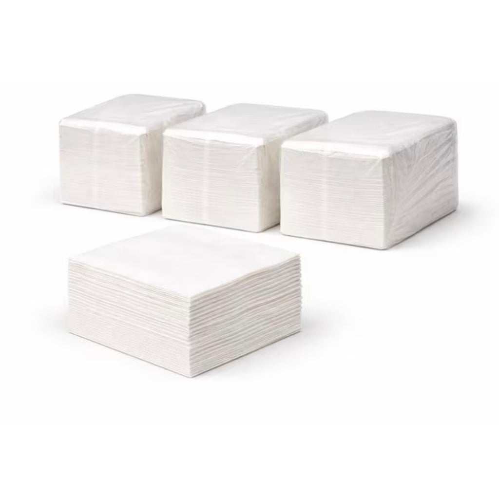 Tovaglioli 33x33 cm | 2 veli | Bianchi |