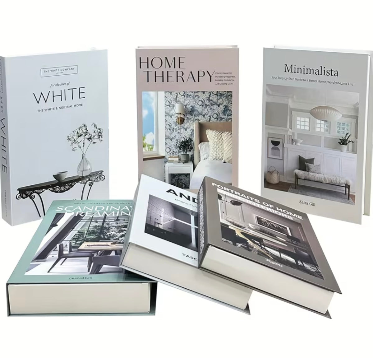 6pcs Light Luxury Decorative Books