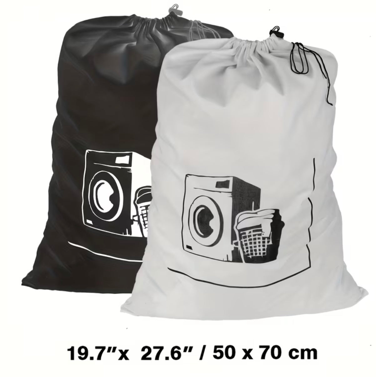 1pc Bag for Laundry and Storage in Resistant Oxford Fabric (50x70cm)