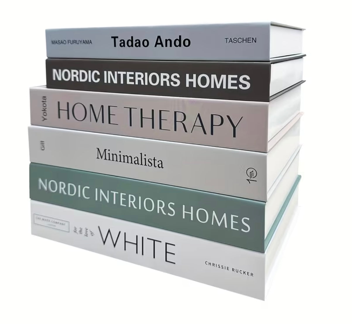6pcs Light Luxury Decorative Books