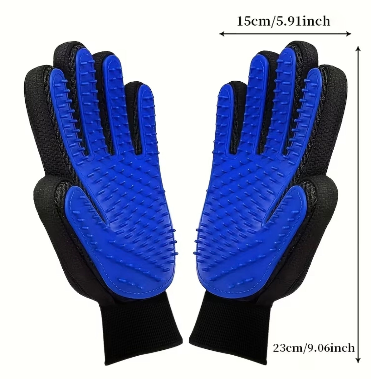 Pet grooming gloves 2 pcs