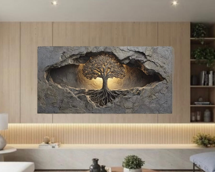 Flat 2D canvas printing without frame