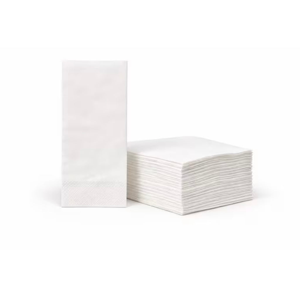 Tovaglioli 33x33 cm | 2 veli | Bianchi |