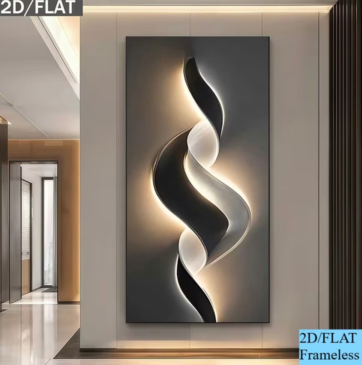 Flat 2D wall decoration
