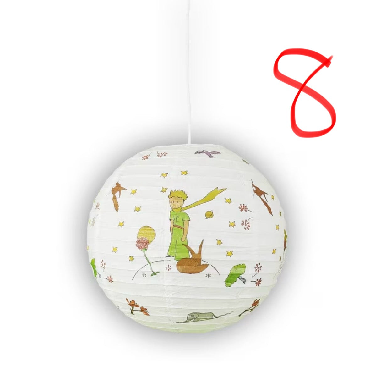 Lanterne di carta 40 cm per bambini
