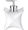 Dispenser di sapone moderno "X-Style" in bianco