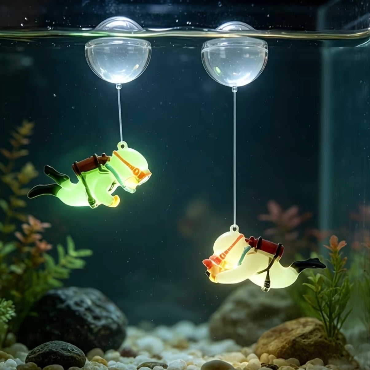 2 pieces Bright floating underwater ornament