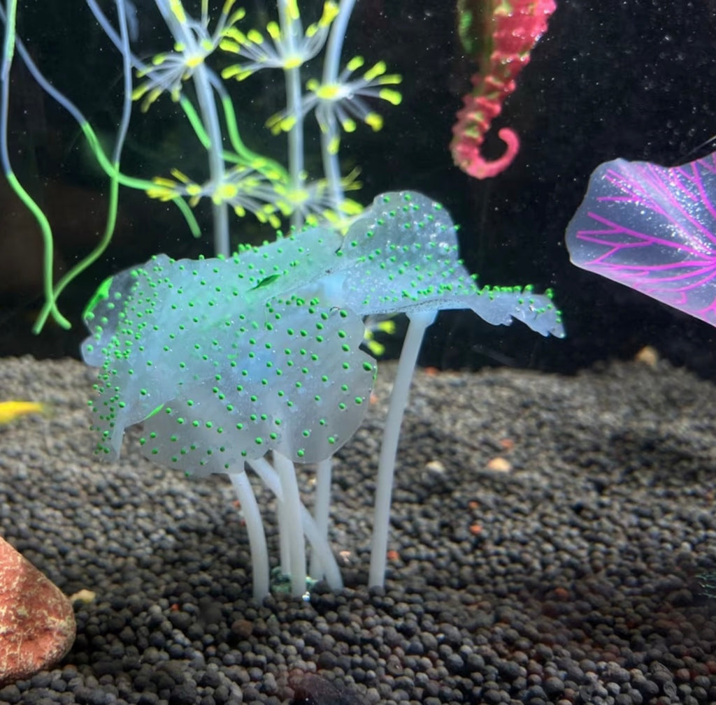 Coral plant-shaped silicone decorations