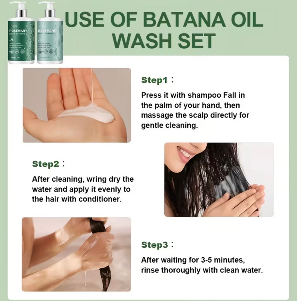 Set

Rosemary and Biotin Shampoo and Conditioner