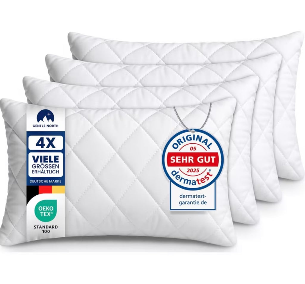 Set da 4 cuscini per letto e come cuscini decorativi