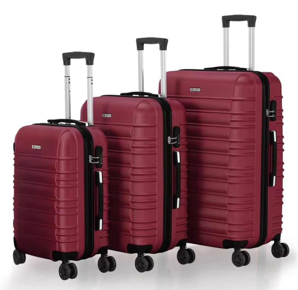 Set of hard suitcases