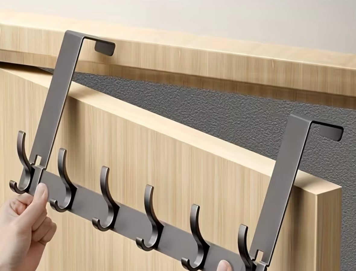 Clothes hanger hook without drilling.