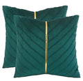 2 pieces of super soft velvet cushion cover 45x45cm