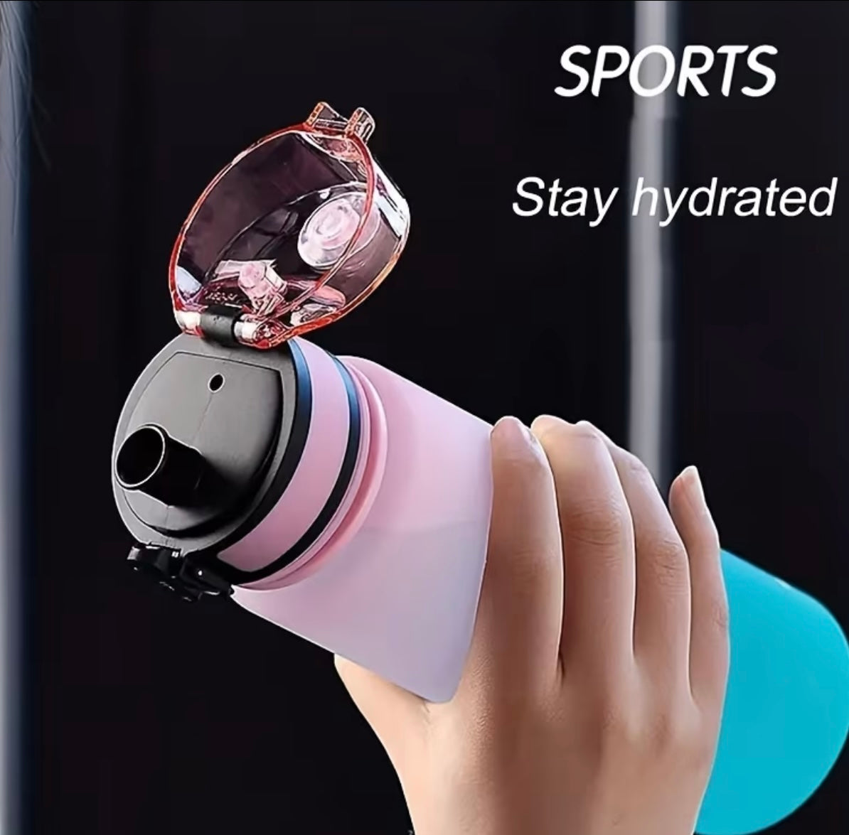 1 pc, fitness portable sports travel water bottle