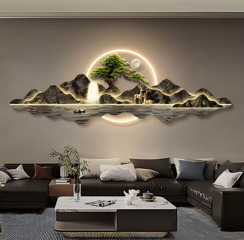 Print on Canvas with LED Wall