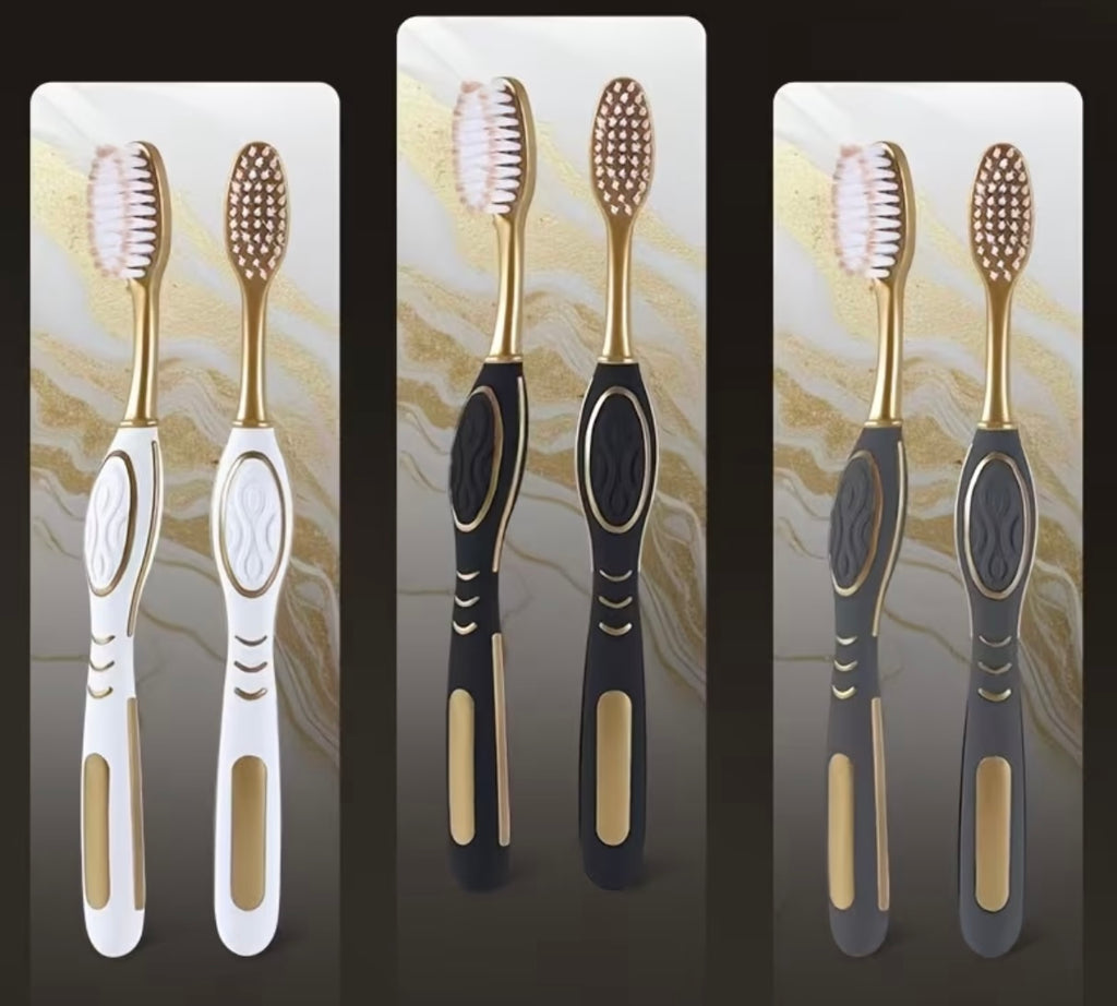 Luxury toothbrush New Series

Platinum Oval Head 6 pcs