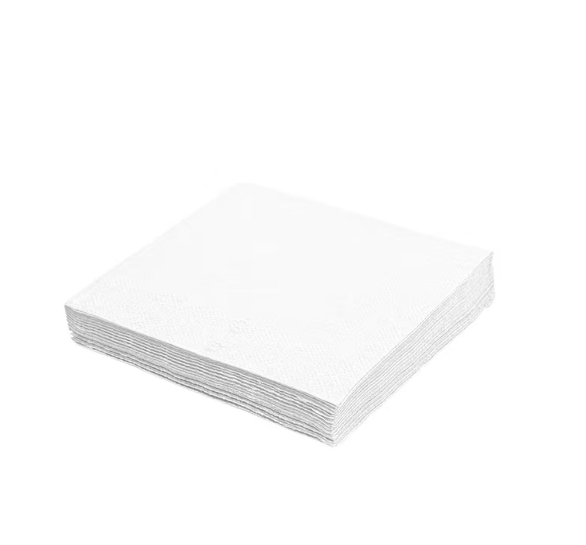 Tovagliolo | 2 Velature Bianco 33 X 33 Cm