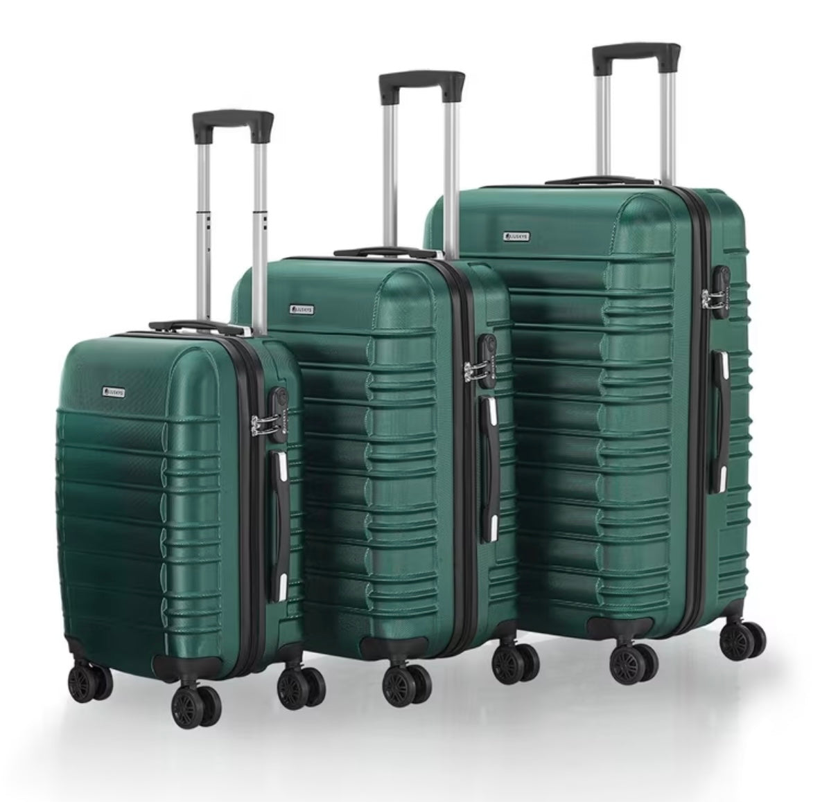 Set of hard suitcases