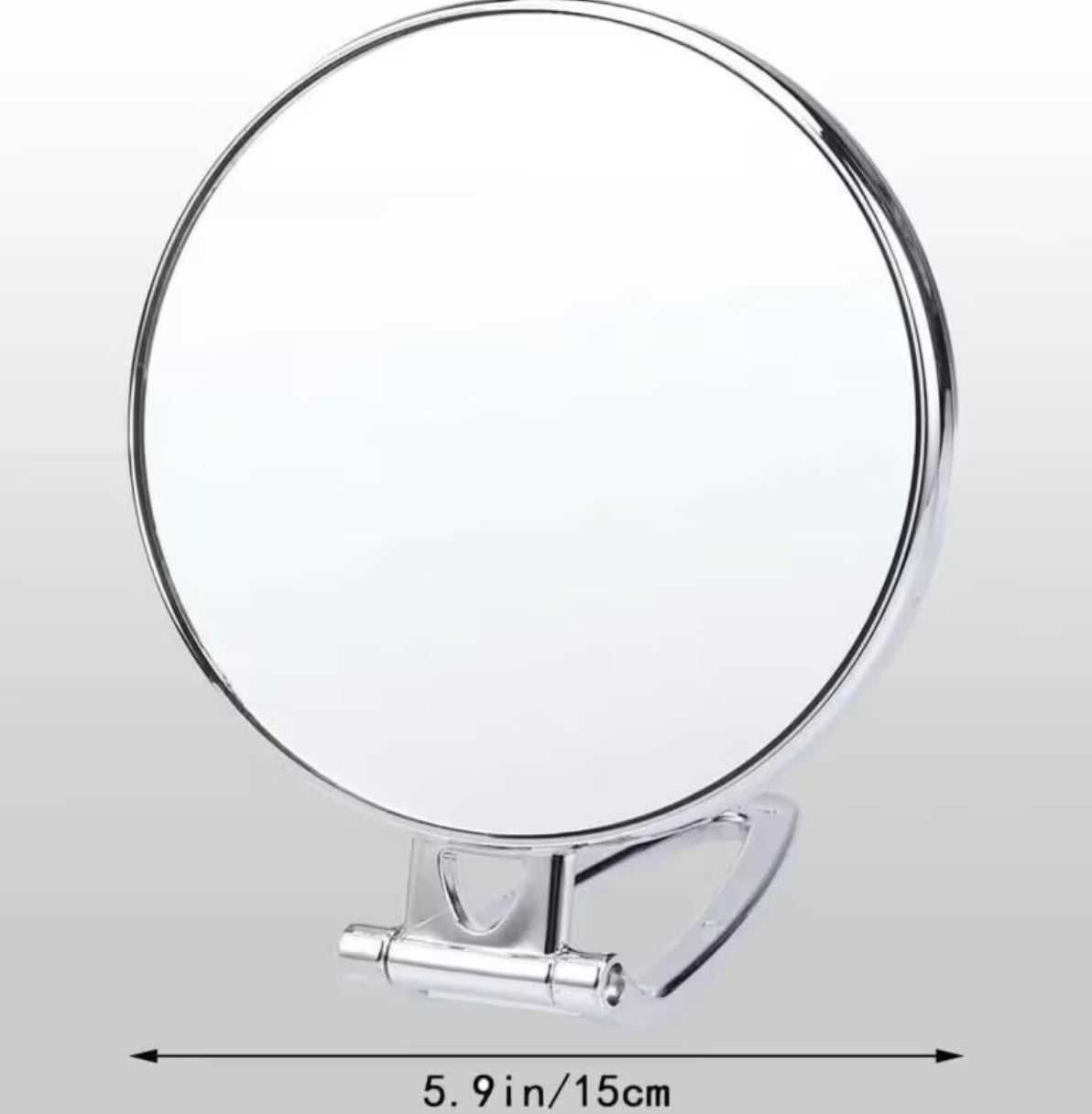 Specchio ingranditore rotondo da 15,5 cm