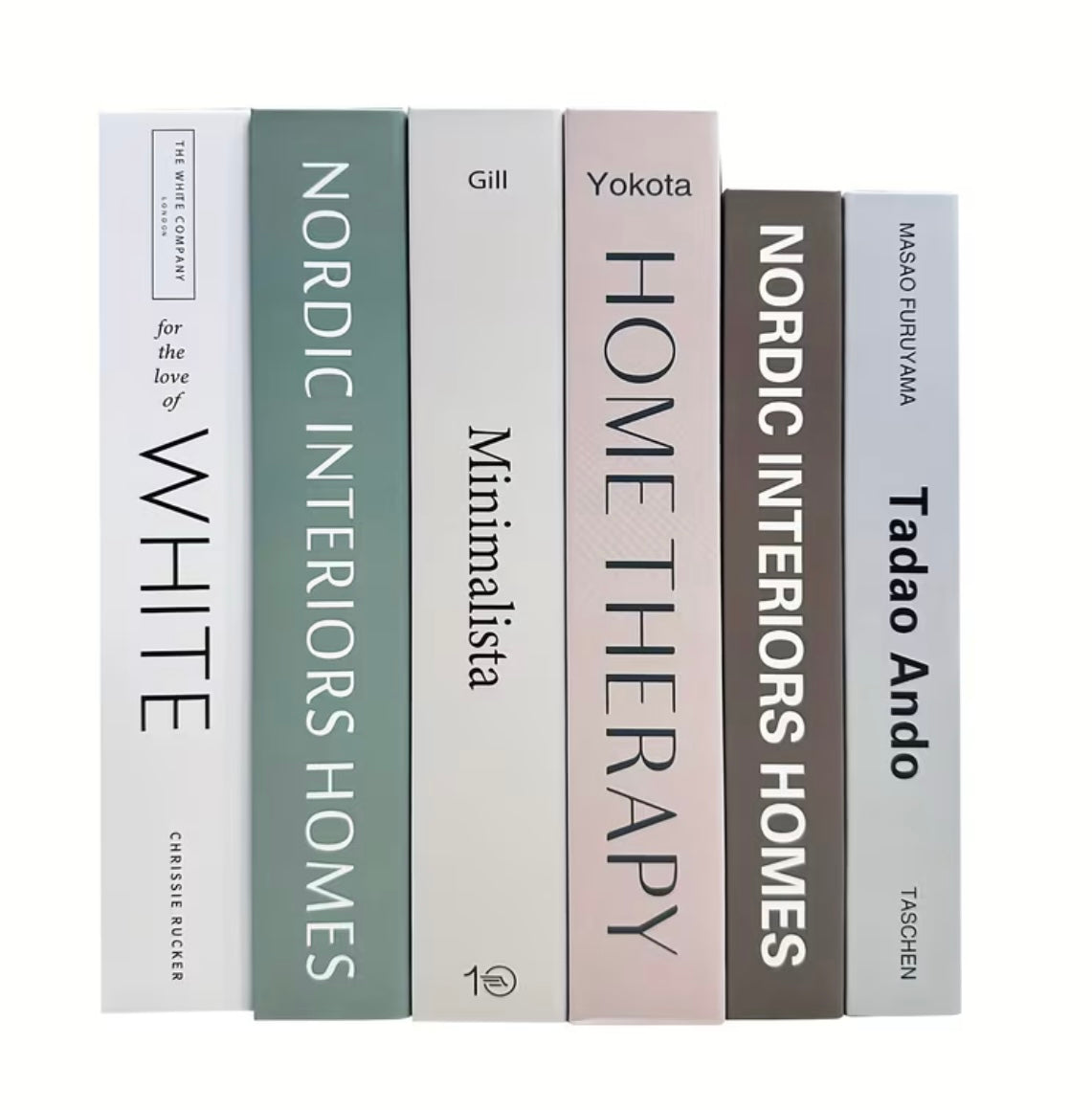 6pcs Light Luxury Decorative Books