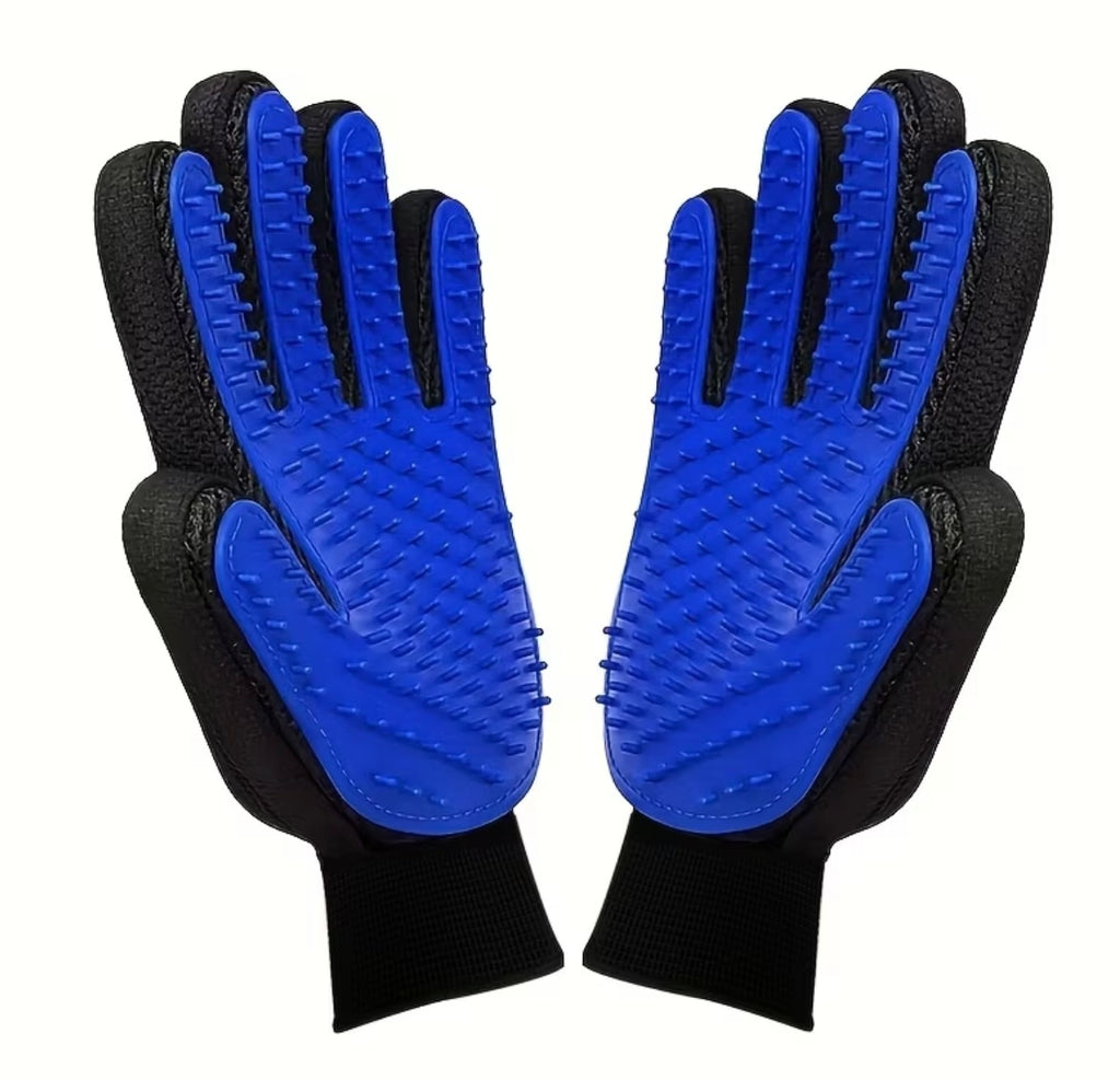 Pet grooming gloves 2 pcs