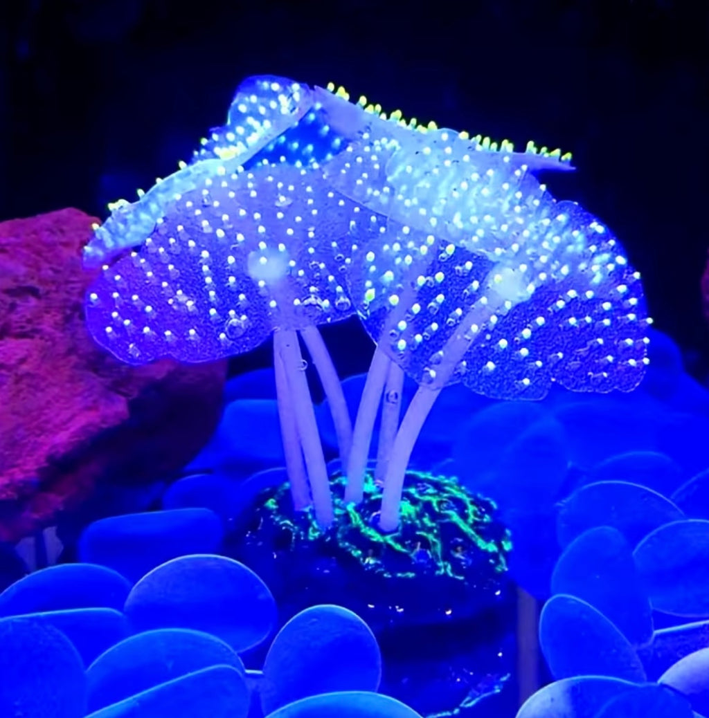 Coral plant-shaped silicone decorations