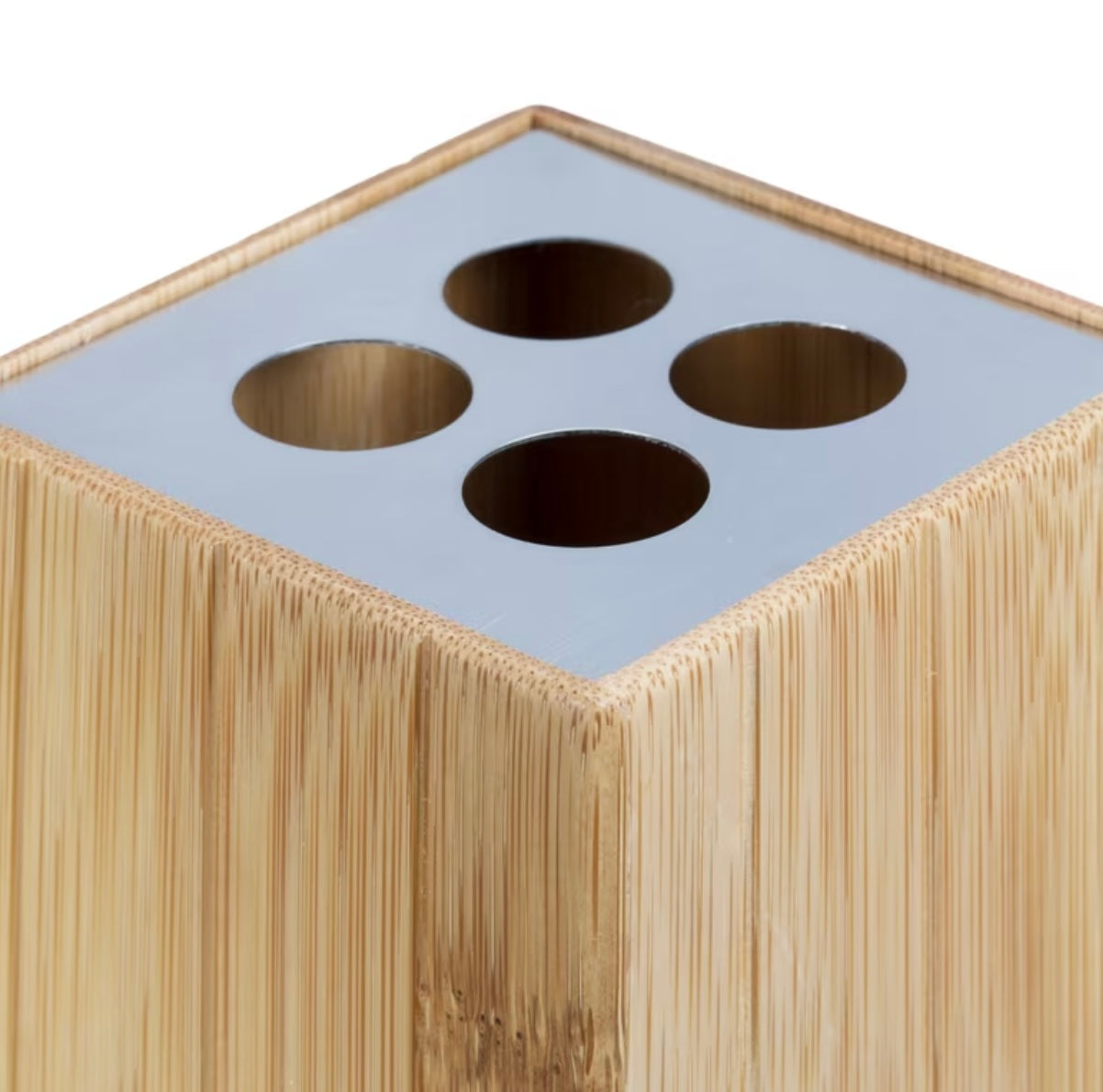 Set di 3 accessori naturali per il bagno