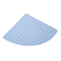 Tappeto semicircolare blu 65x65