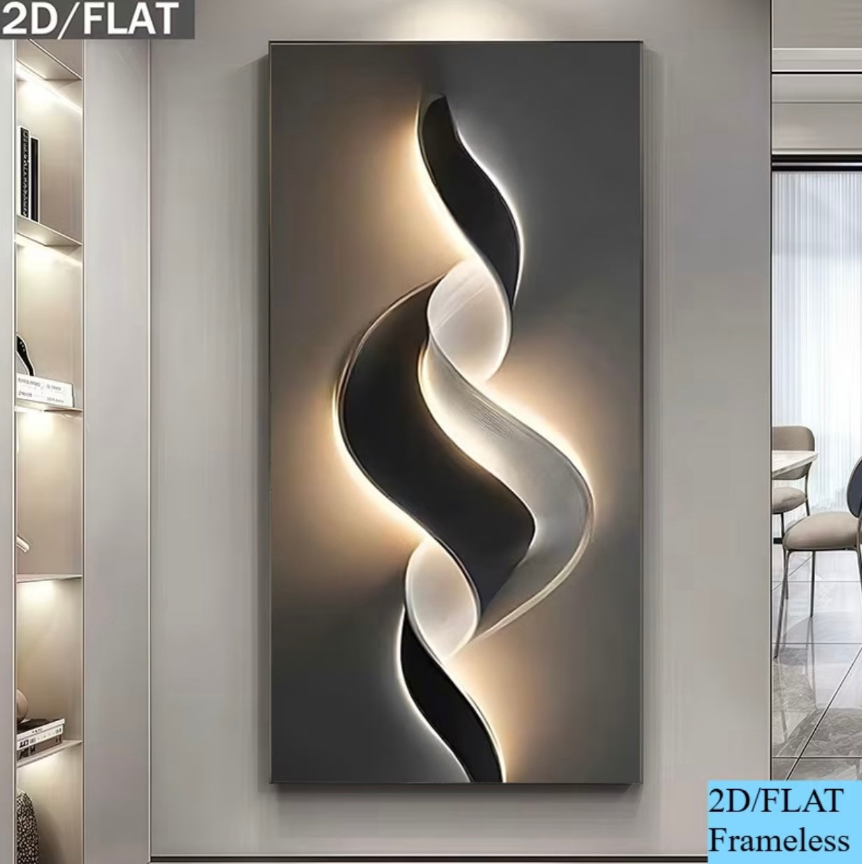 Flat 2D wall decoration