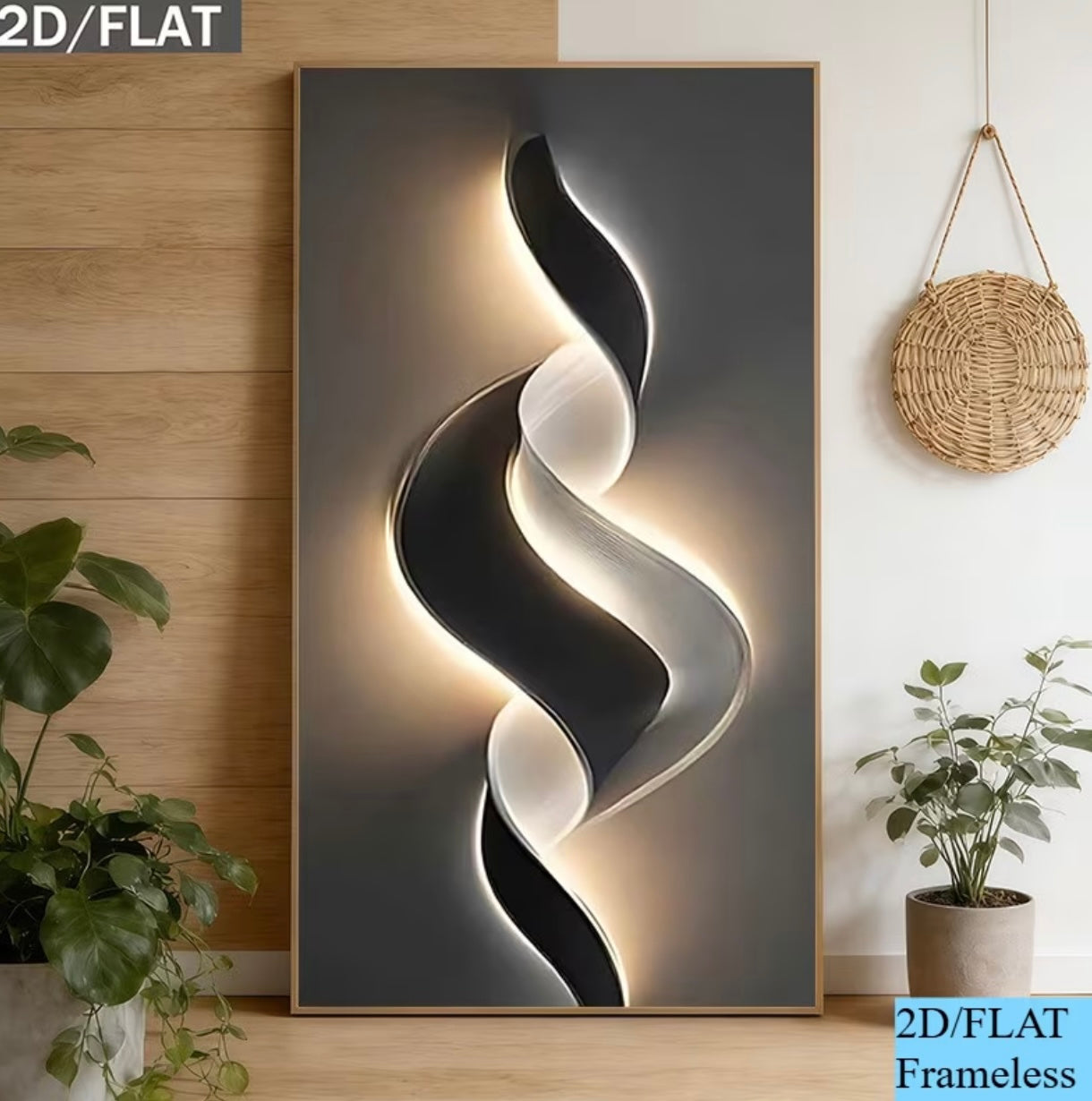 Flat 2D wall decoration