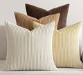 4 Coperture Cuscini Decorativi Morbide a Righe