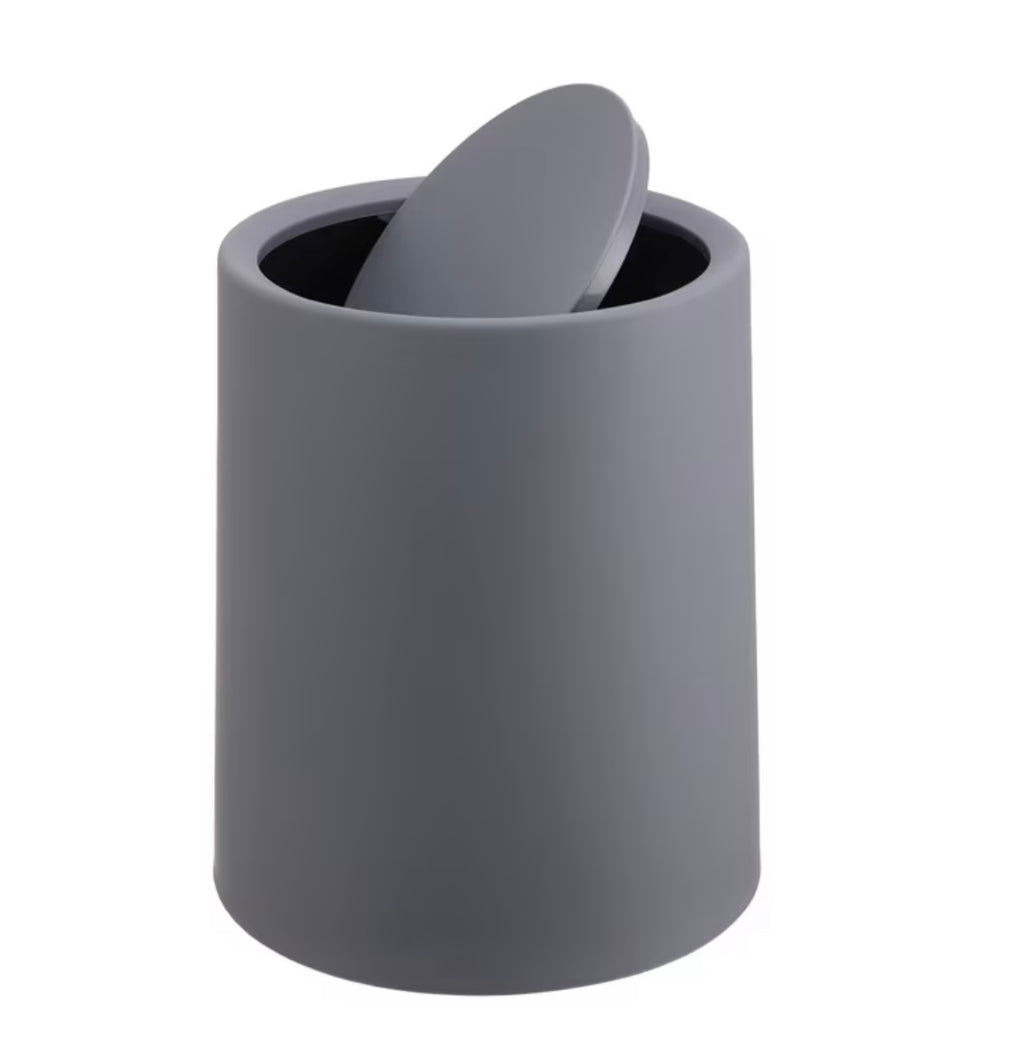 Cestino Cosmetico in Grigio Scuro - 6 Litri