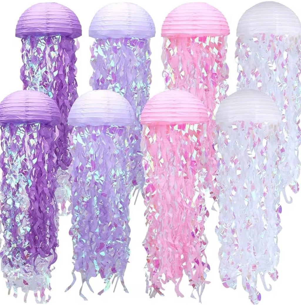 8 Medusa Lantern Pieces for Parties