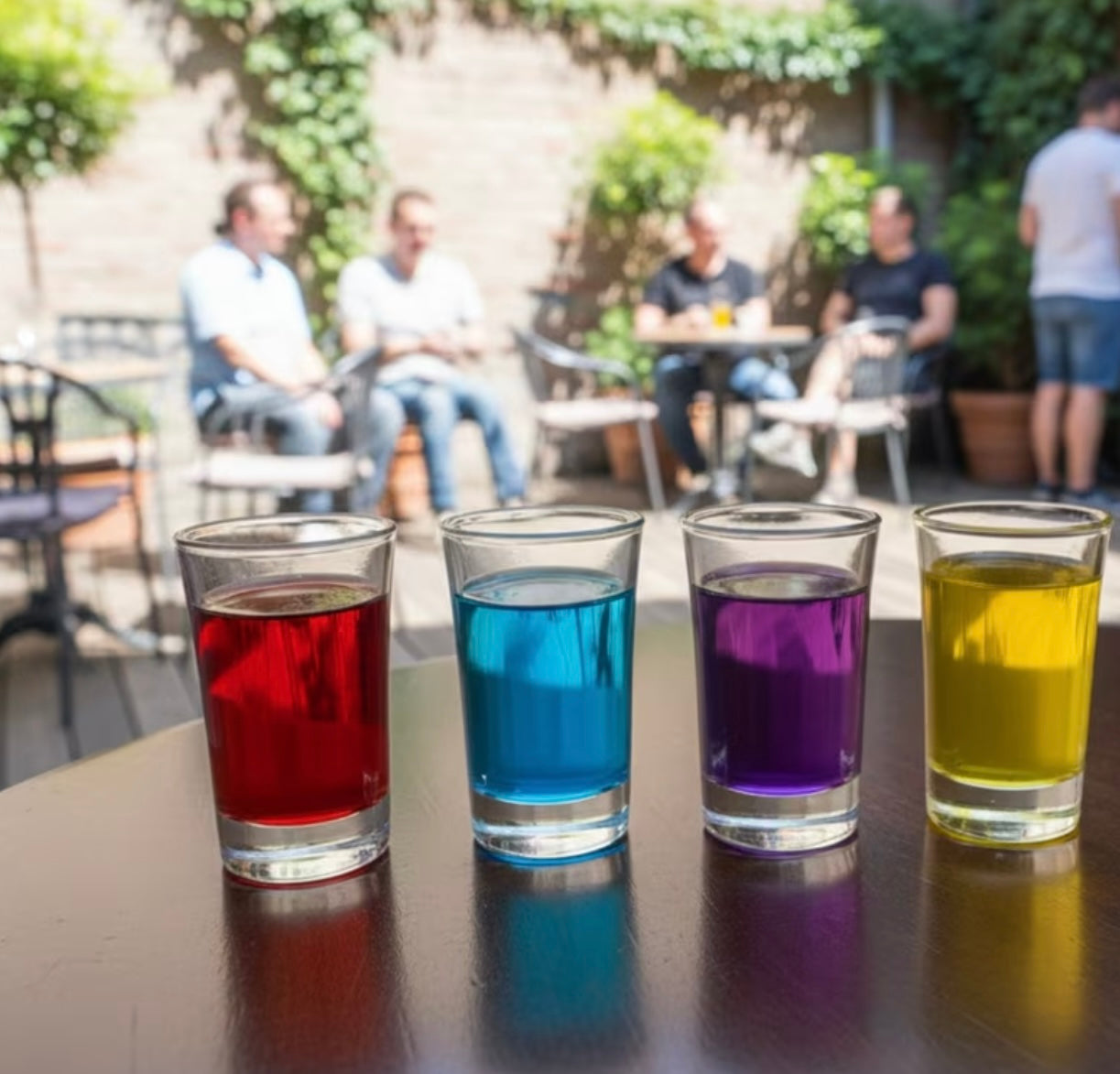 24 shot glasses
