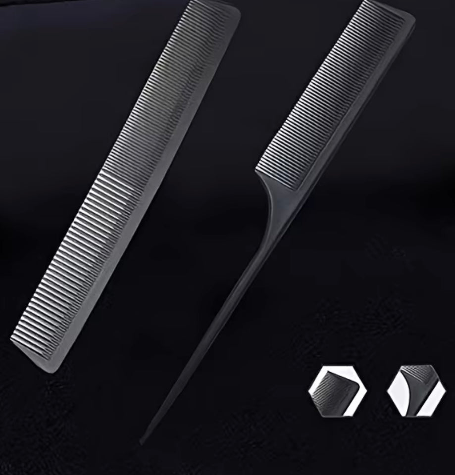 Professional black carbon fiber comb