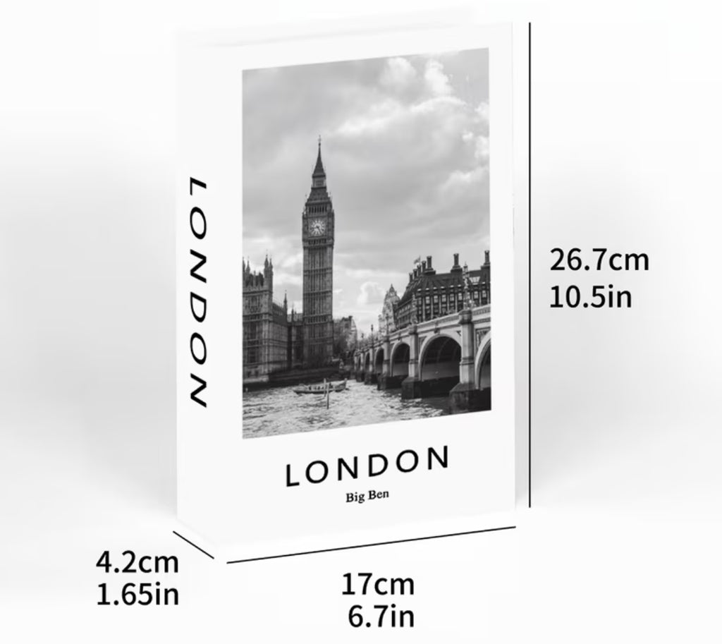 Set of 3 modern decorative books