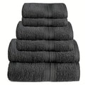 Set di Asciugamani 6 Pezzi 100% Cotone