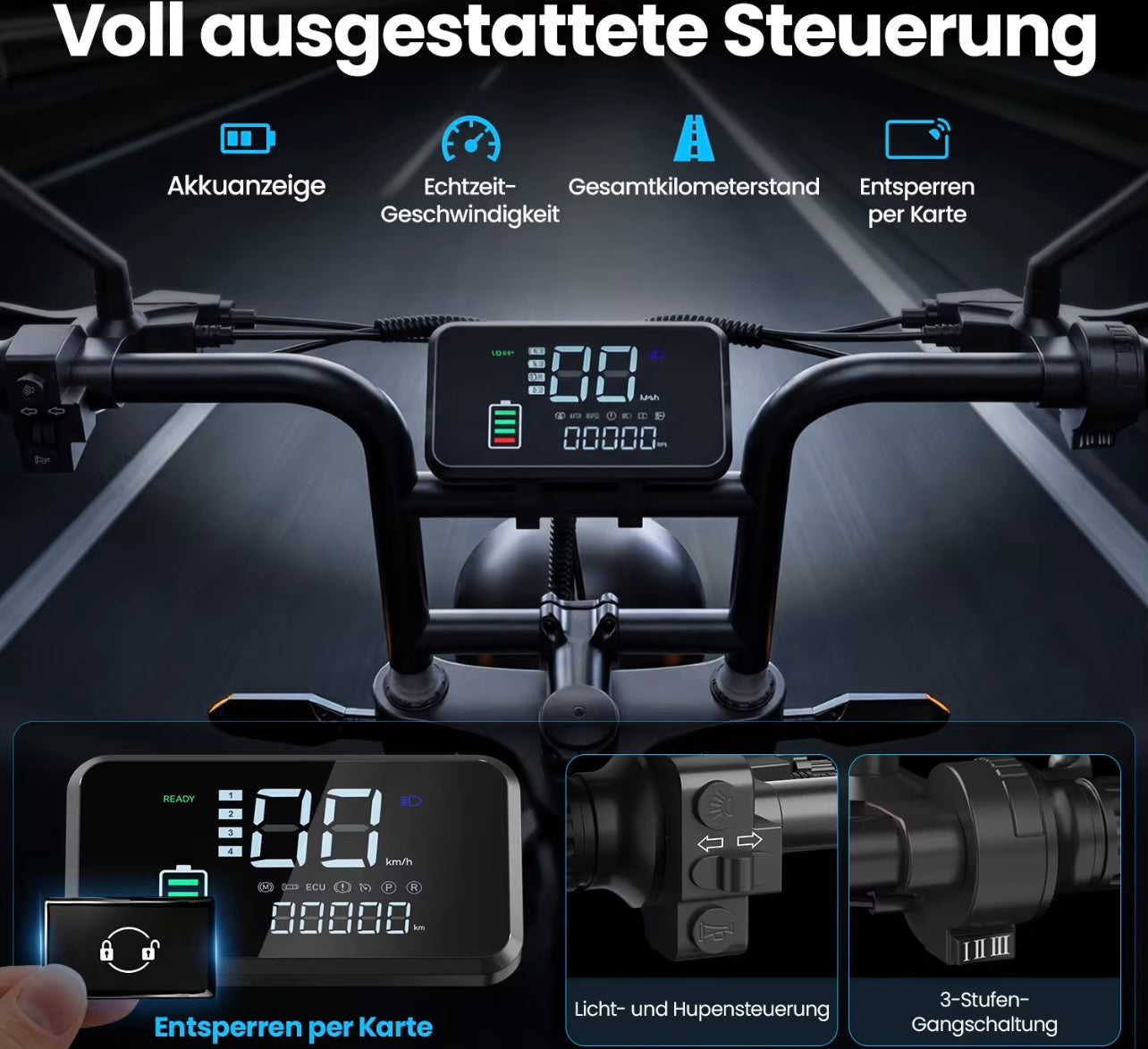 Electric Mountain Bike X5 250W 48V 15AH