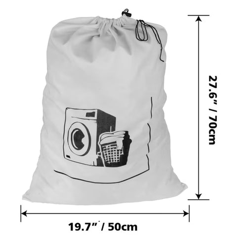 Bolsa para colada y almacenamiento de tela Oxford resistente, 1 unidad (50x70cm)