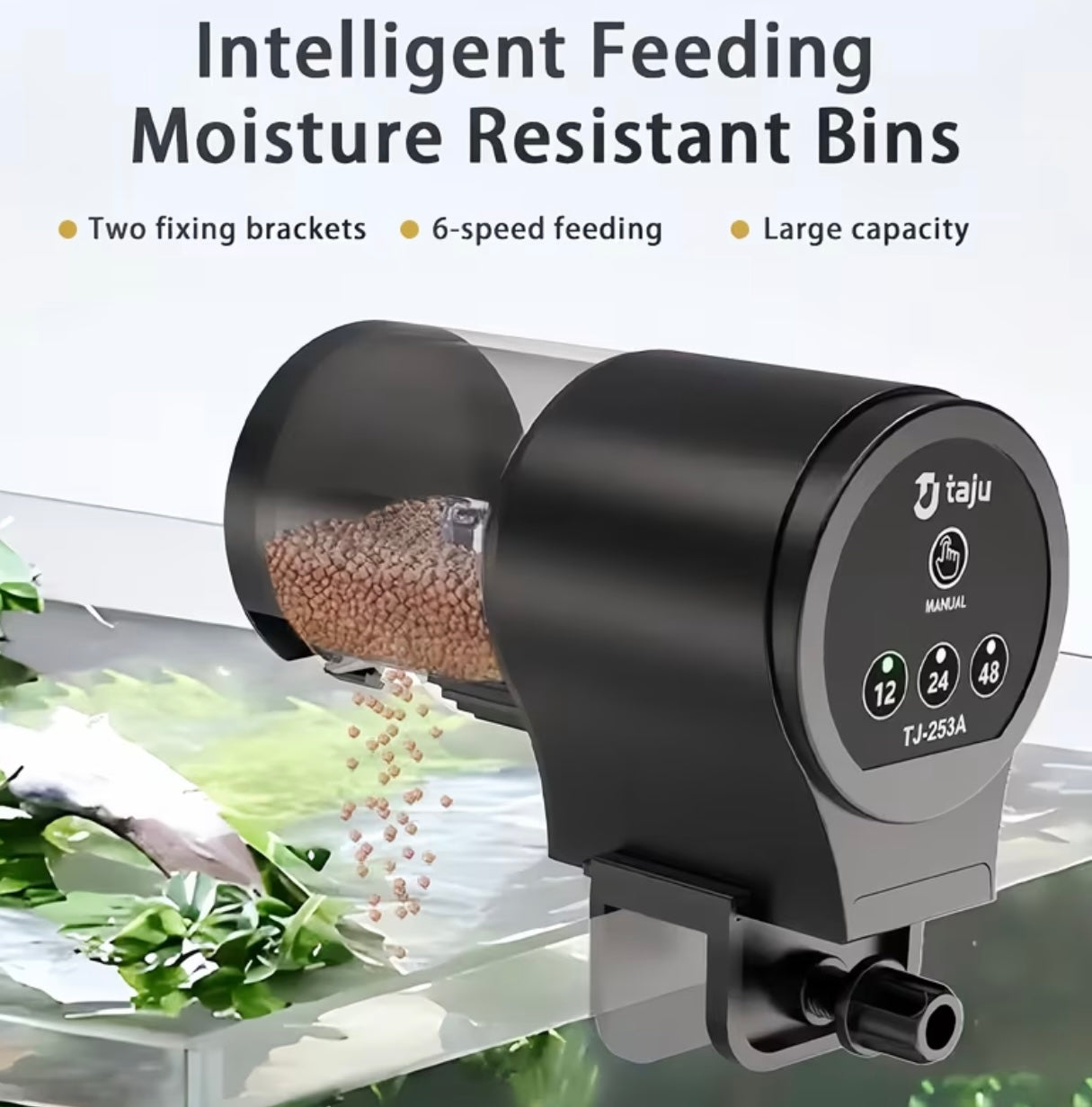 Automatic fish food vending machine