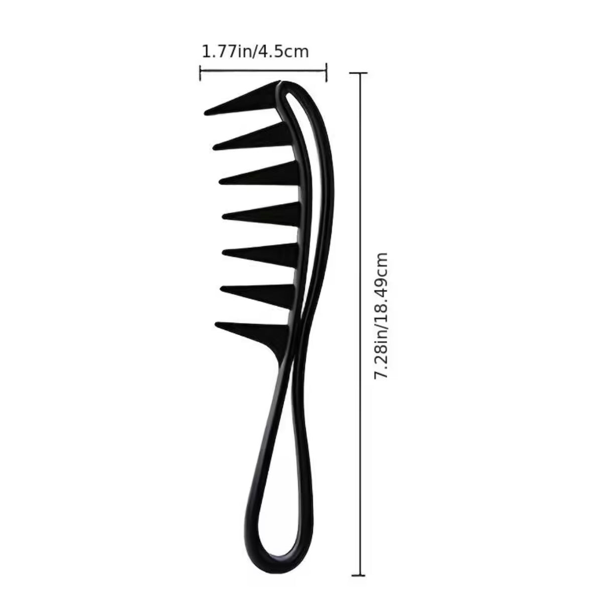 Ergonomic Wide Teeth Comb for Men