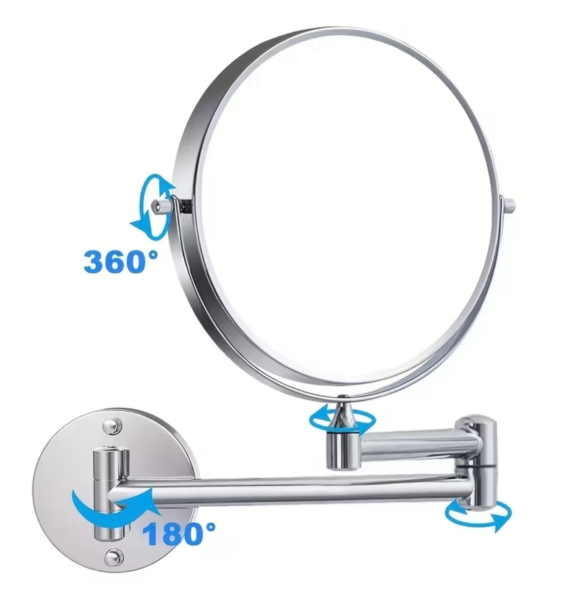 1 specchio da bagno 20 cm 3X