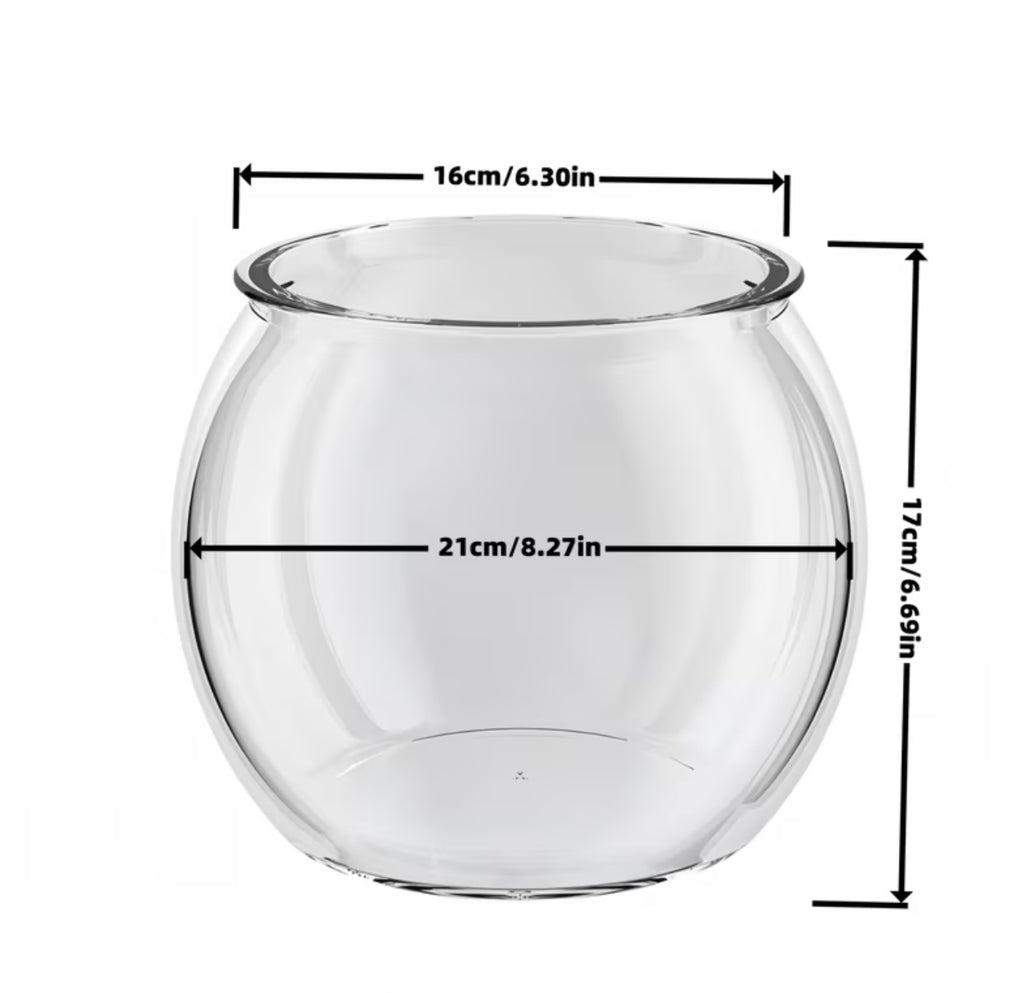 High clarity acrylic spherical aquarium