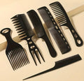 6 Pieces Professional Barber Comb