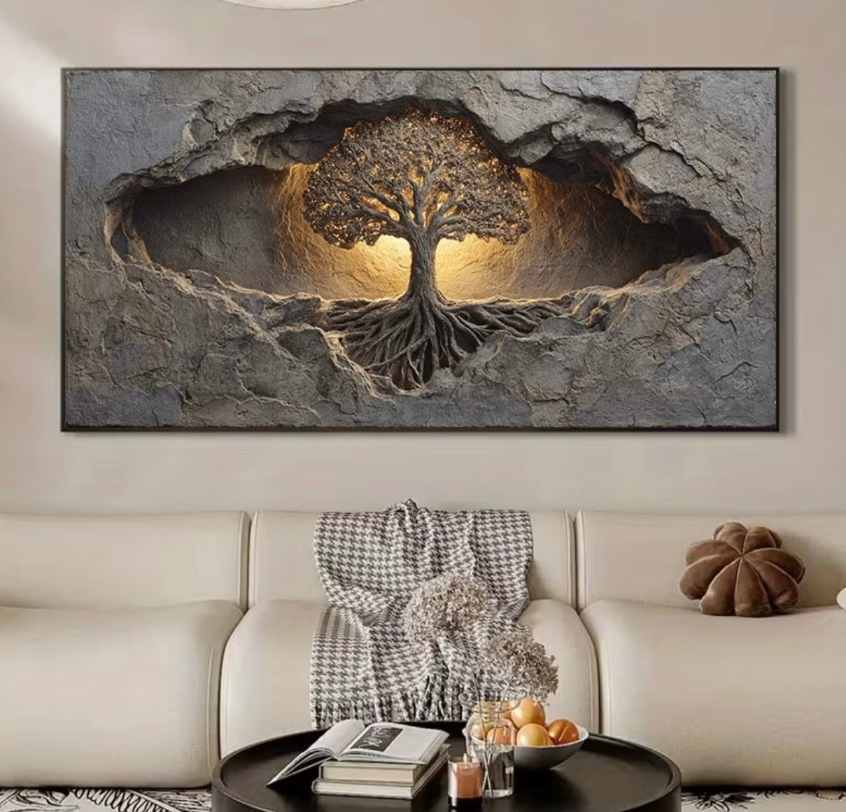 Flat 2D canvas printing without frame