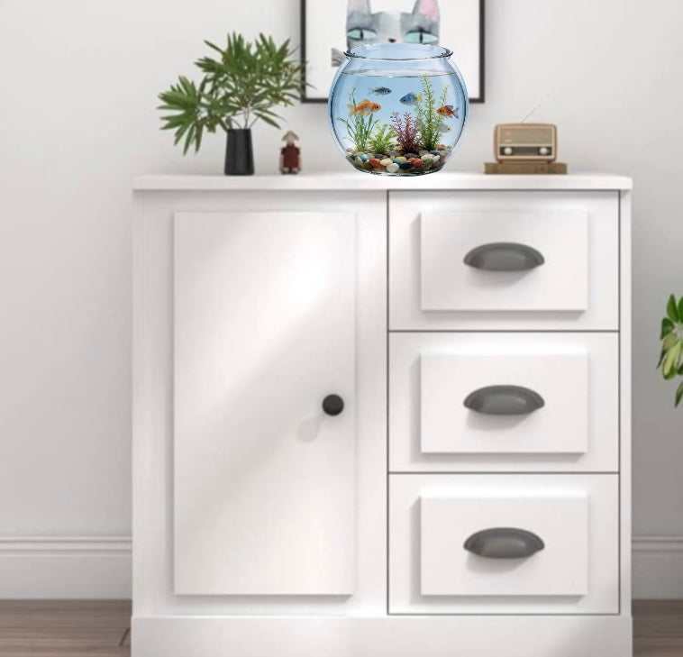 High clarity acrylic spherical aquarium