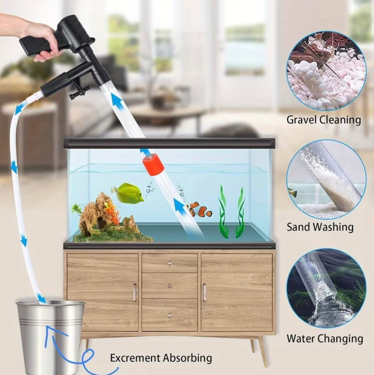 Aquarium Vacuum Cleaner Kit